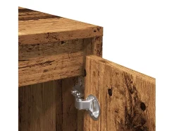 Aparador de madera de ingeniería envejecida 102x33x75 cm