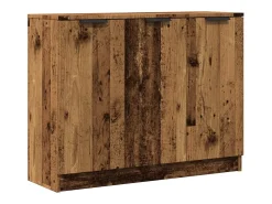 Aparador de madera de ingeniería envejecida 90,5x30x70 cm