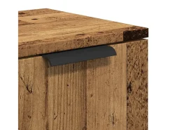 Aparador de madera de ingeniería envejecida 90,5x30x70 cm