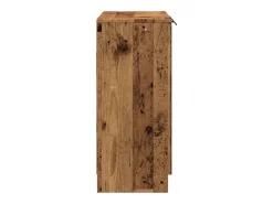 Aparador de madera de ingeniería envejecida 90,5x30x70 cm
