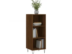 Aparador de madera de ingeniería marrón roble 34,5x32,5x90 cm ES13064