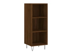 Aparador de madera de ingeniería marrón roble 34,5x32,5x90 cm ES13064
