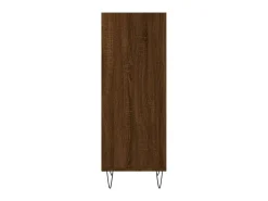Aparador de madera de ingeniería marrón roble 34,5x32,5x90 cm ES13064