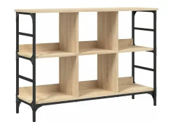 Aparador de madera de ingeniería roble Sonoma 102x32x73,5 cm ES167426