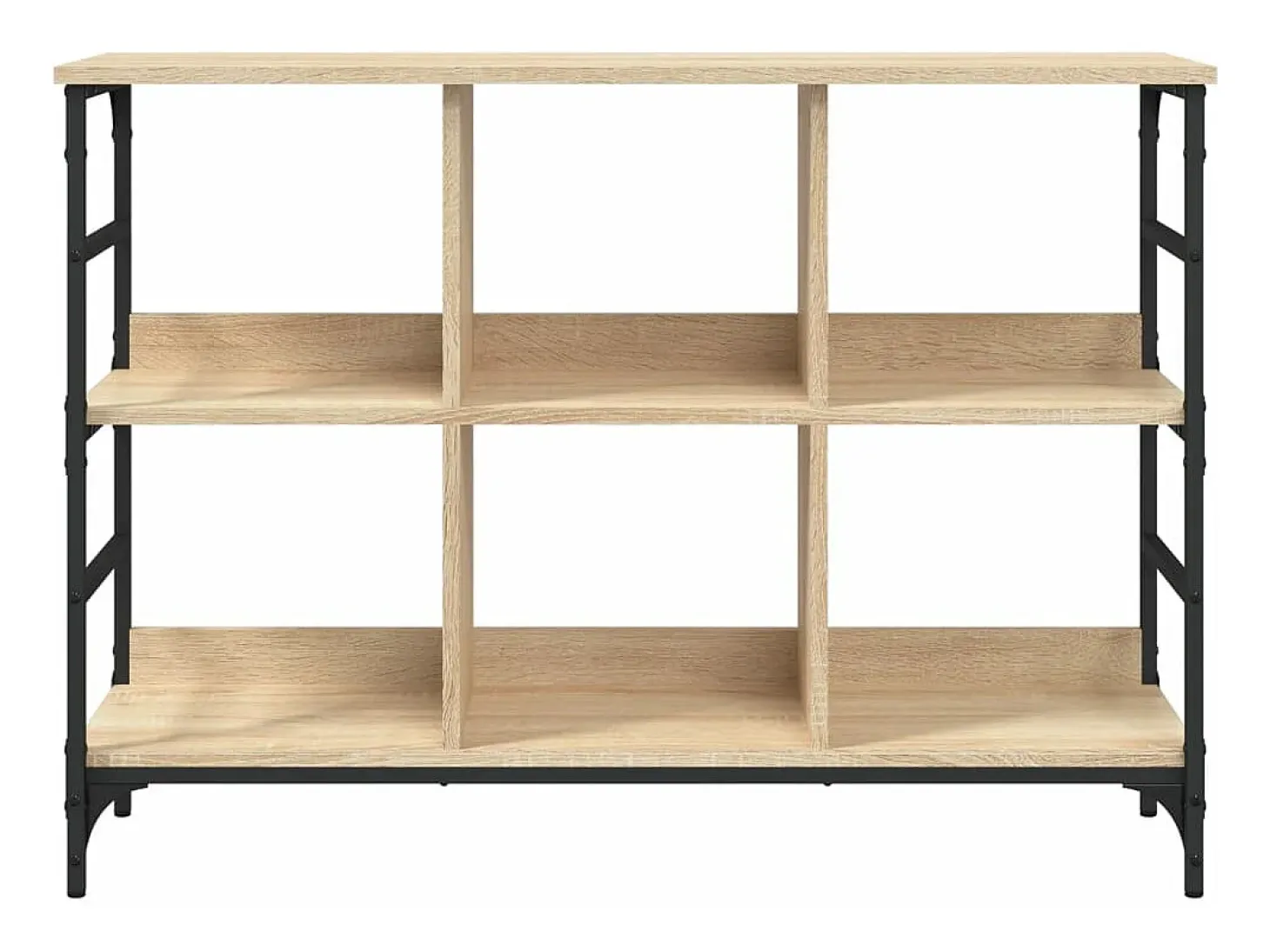 Aparador de madera de ingeniería roble Sonoma 102x32x73,5 cm ES167426