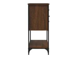 Aparador de madera de ingeniería marrón roble 100x36x85 cm
