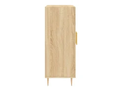 Aparador de madera de ingeniería roble Sonoma 69,5x34x90 cm