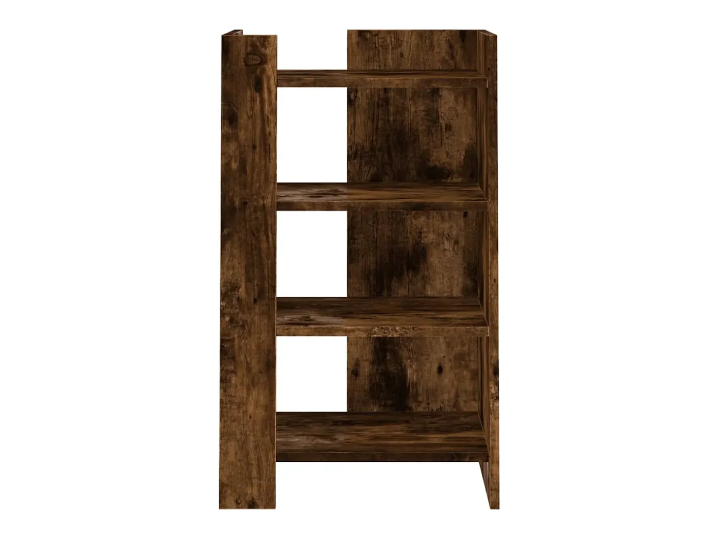 Aparador de madera de ingeniería roble ahumado 45x35x75 cm