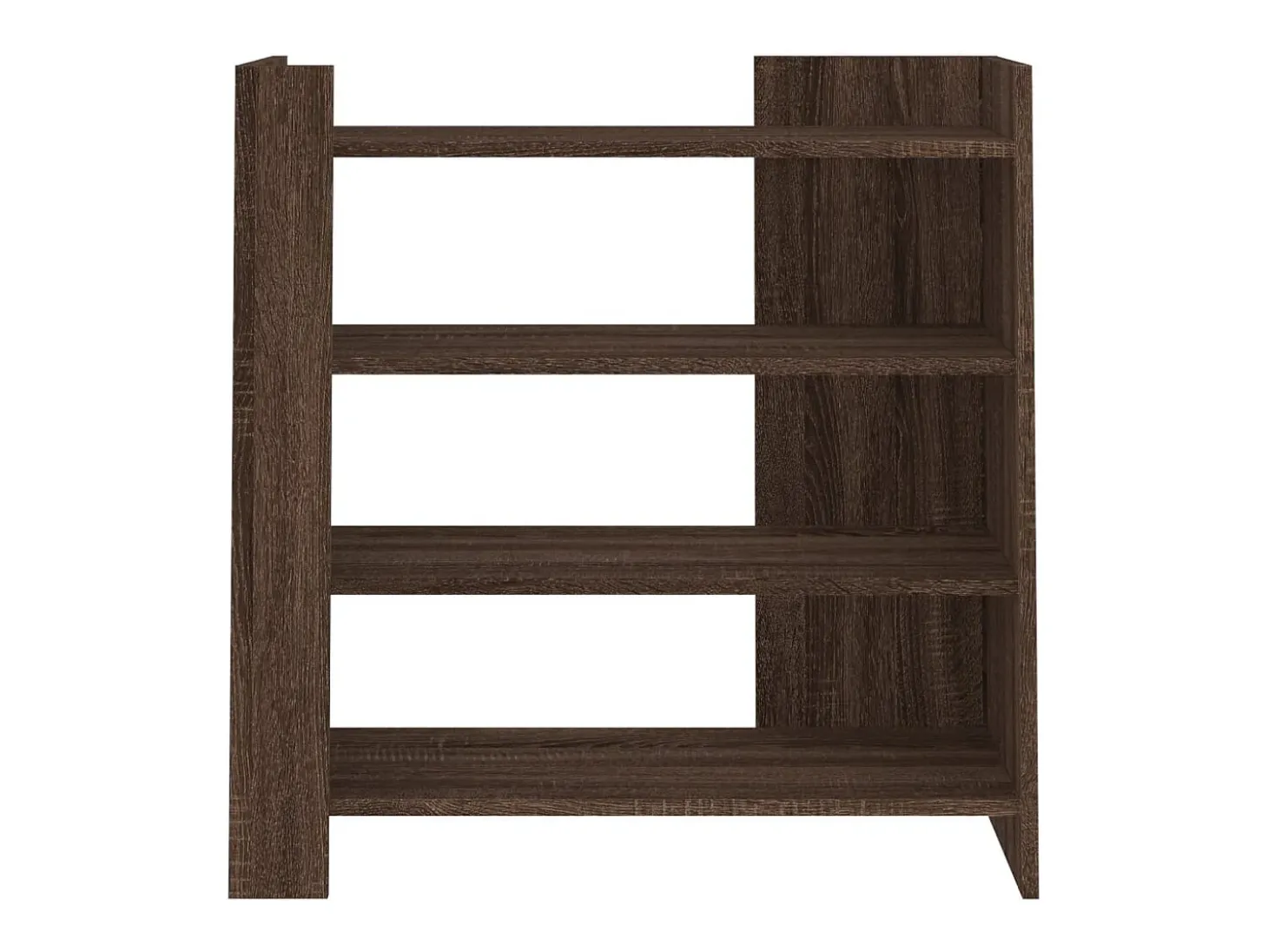 Aparador de madera de ingeniería marrón roble 73,5x35x75 cm