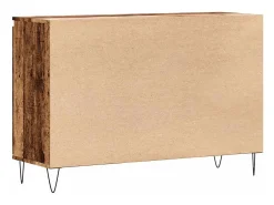 Aparador de madera de ingeniería envejecida 101,5x35x70 cm