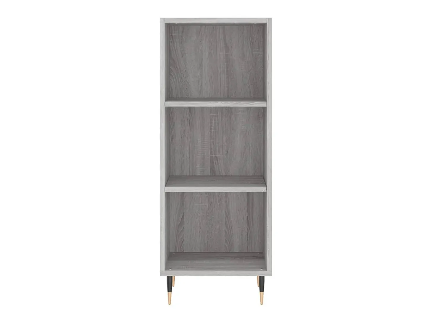 Aparador de madera de ingeniería gris Sonoma 34,5x32,5x90 cm