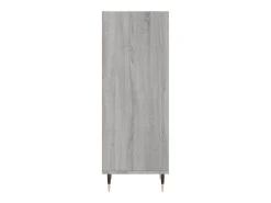 Aparador de madera de ingeniería gris Sonoma 34,5x32,5x90 cm