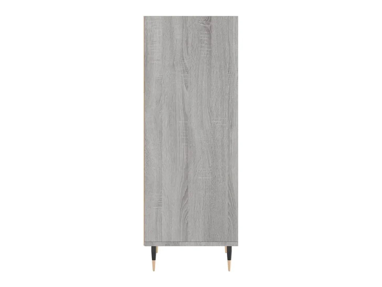 Aparador de madera de ingeniería gris Sonoma 34,5x32,5x90 cm