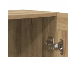 Aparador de madera de ingeniería roble artisan 120x30,5x70 cm