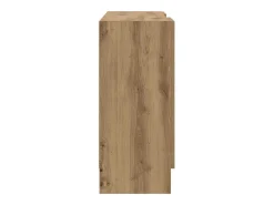 Aparador de madera de ingeniería roble artisan 120x30,5x70 cm