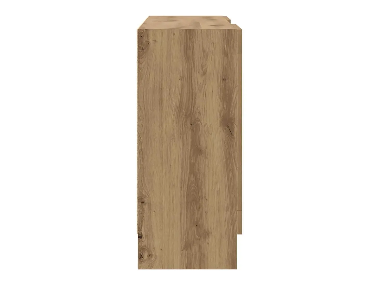 Aparador de madera de ingeniería roble artisan 120x30,5x70 cm
