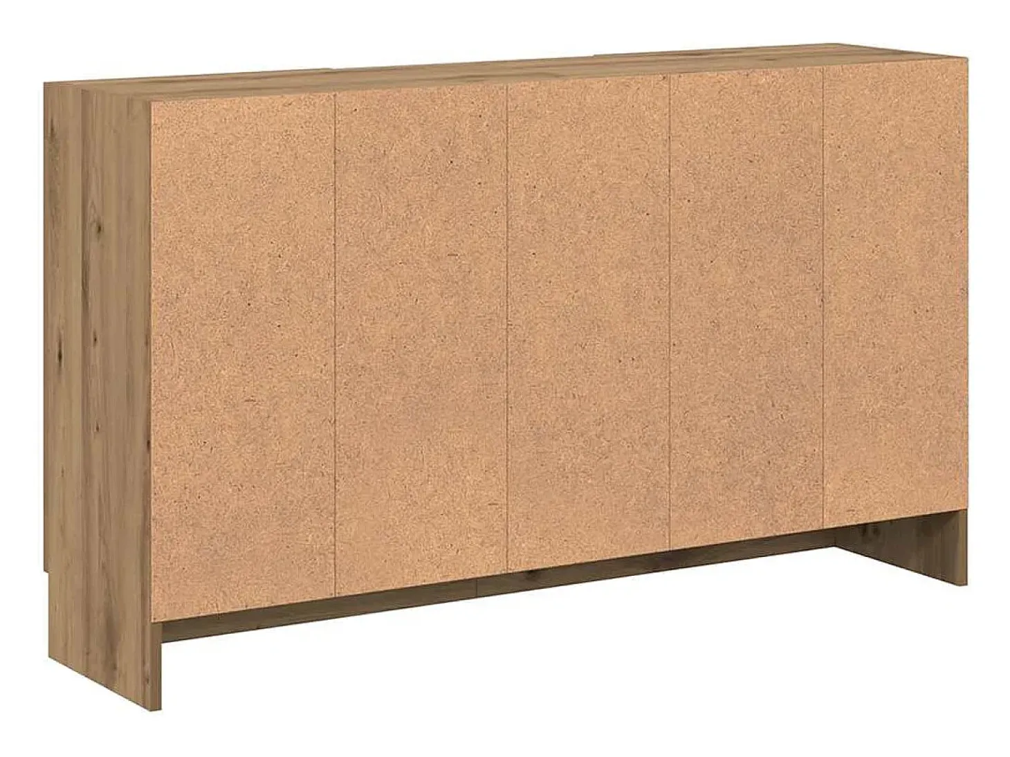 Aparador de madera de ingeniería roble artisan 120x30,5x70 cm
