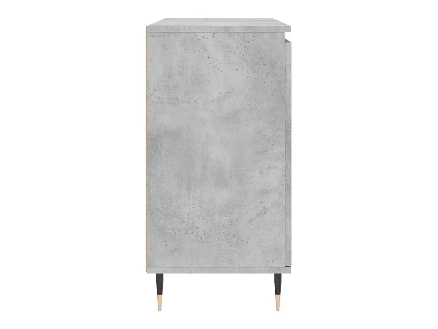 Aparador de madera de ingeniería gris hormigón 104x35x70 cm