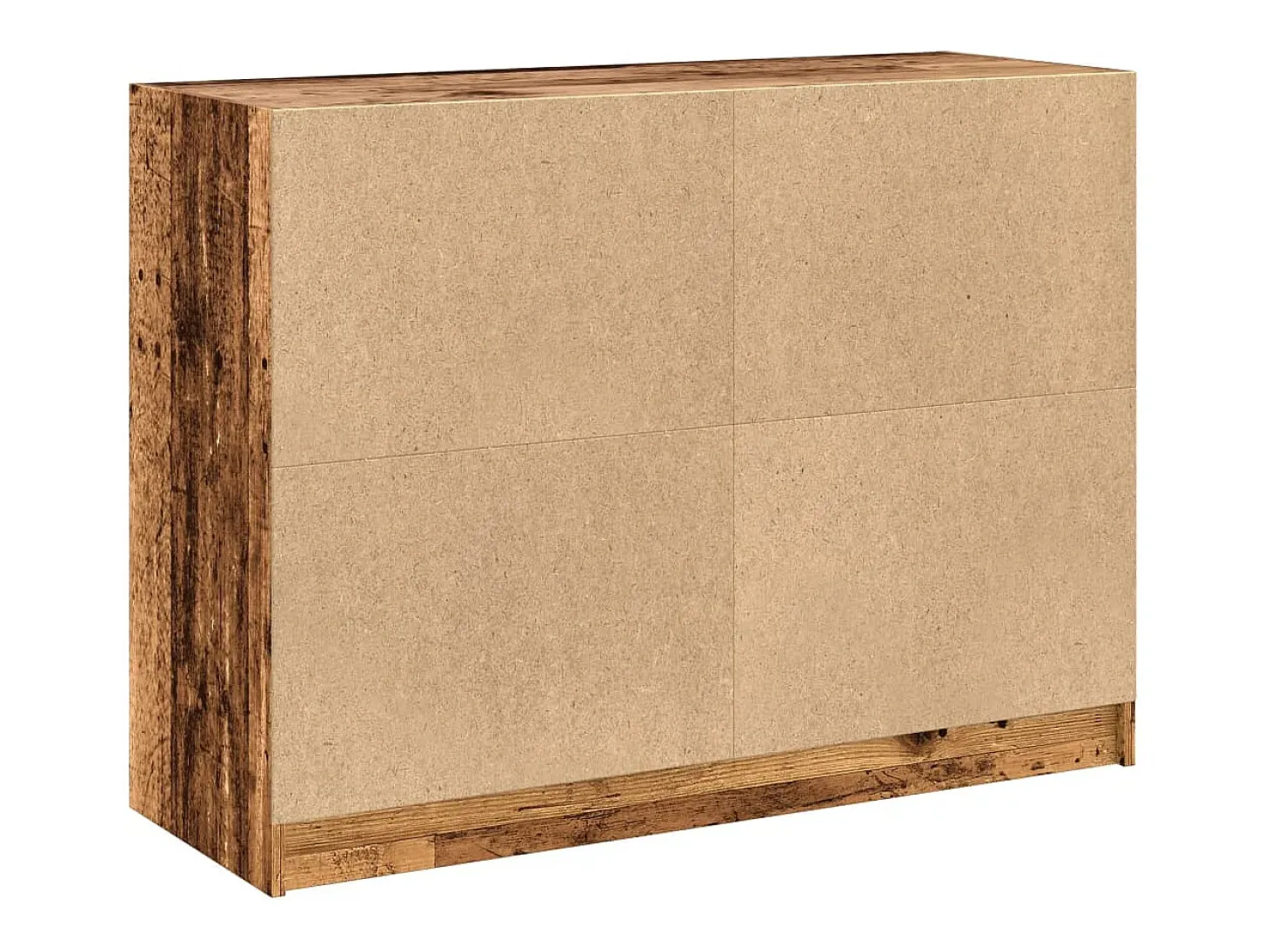 Aparador de madera de ingeniería envejecida 102x37x75,5 cm
