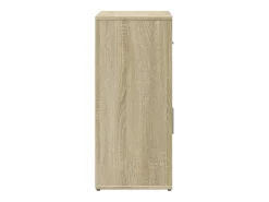 Aparador de madera de ingeniería 2 uds roble Sonoma 60x31x70 cm