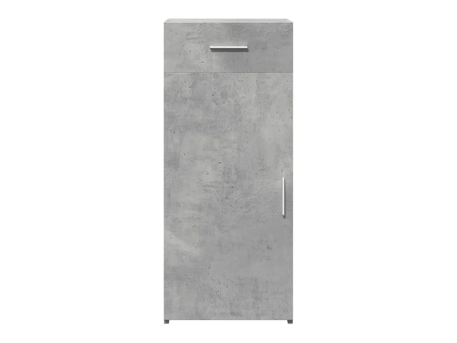 Aparador de madera de ingeniería gris hormigón 40x42,5x93 cm