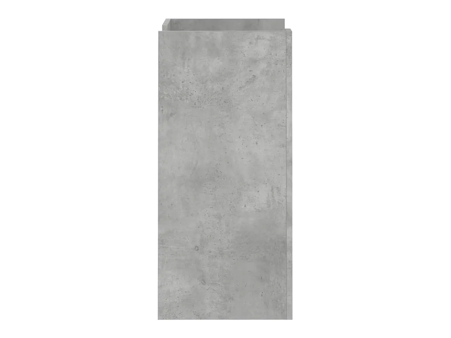 Aparador de madera de ingeniería gris hormigón 45x35x75 cm
