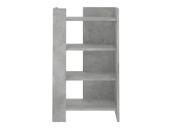 Aparador de madera de ingeniería gris hormigón 45x35x75 cm