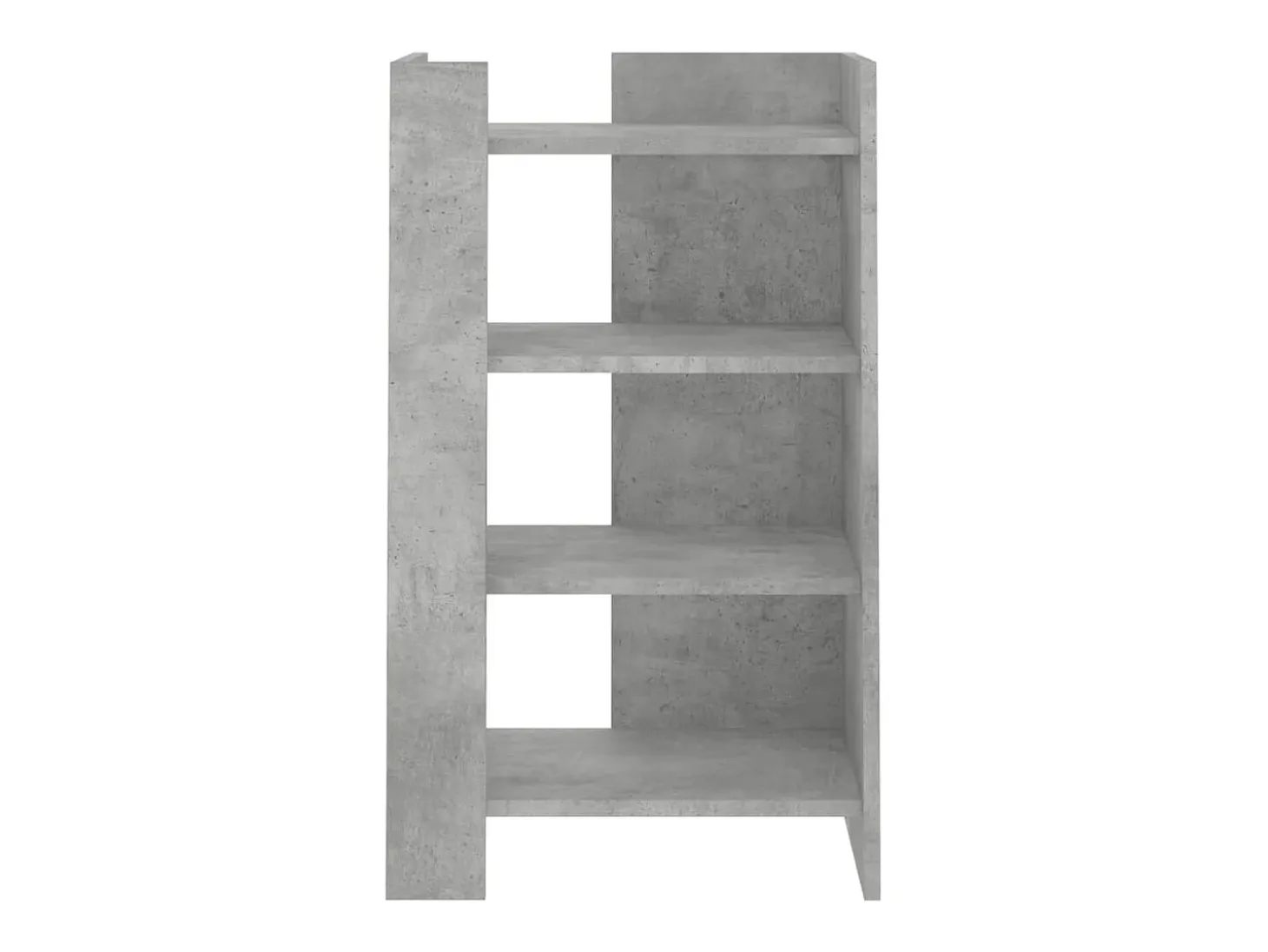 Aparador de madera de ingeniería gris hormigón 45x35x75 cm