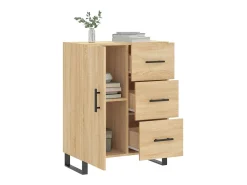 Aparador de madera de ingeniería roble Sonoma 69,5x34x90 cm ES12531