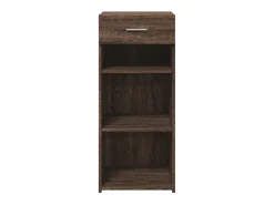 Aparador de madera de ingeniería roble marrón 40x42,5x93 cm