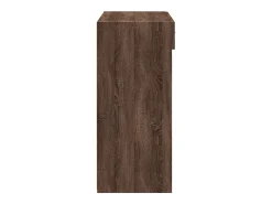 Aparador de madera de ingeniería marrón roble 80x42,5x93 cm