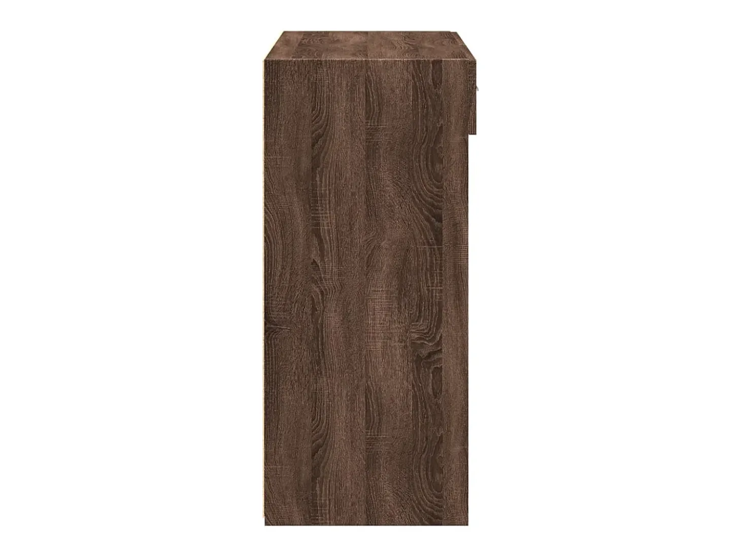 Aparador de madera de ingeniería marrón roble 80x42,5x93 cm