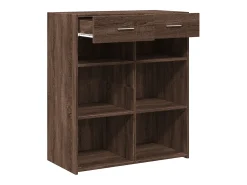 Aparador de madera de ingeniería marrón roble 80x42,5x93 cm