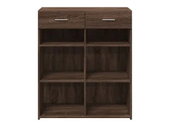 Aparador de madera de ingeniería marrón roble 80x42,5x93 cm