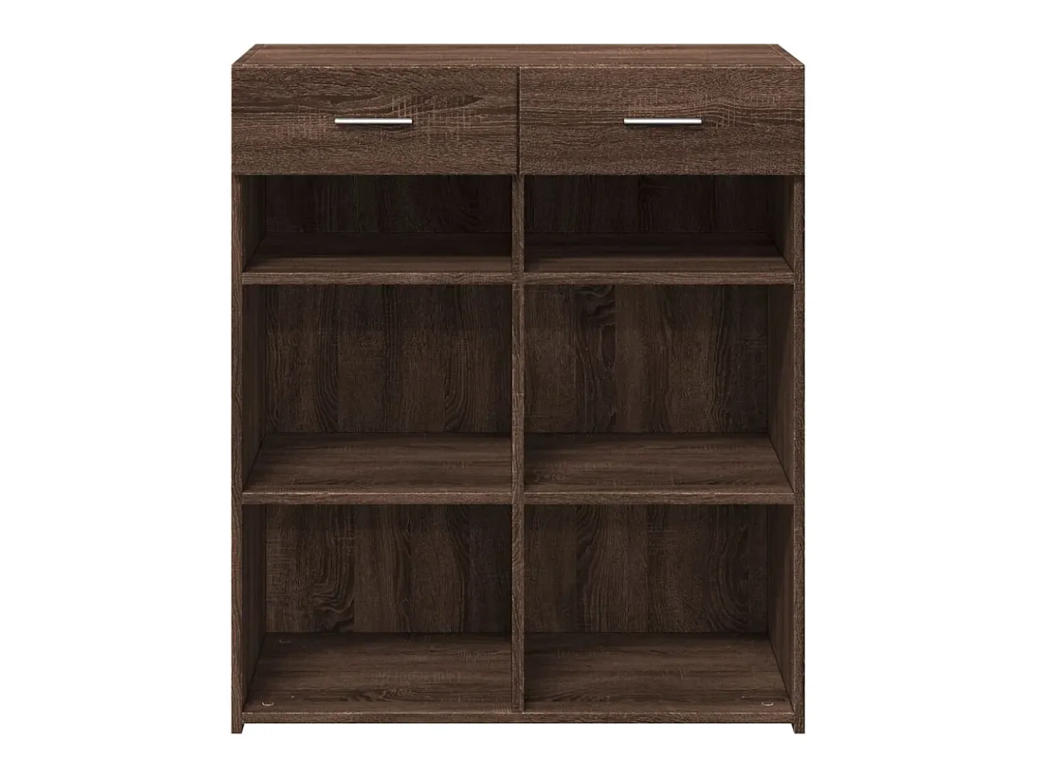 Aparador de madera de ingeniería marrón roble 80x42,5x93 cm