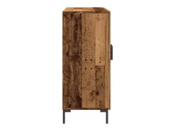 Aparador de madera de ingeniería envejecido 90x34x80 cm