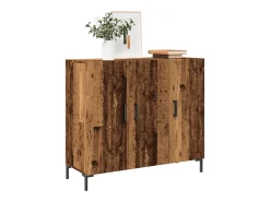 Aparador de madera de ingeniería envejecido 90x34x80 cm