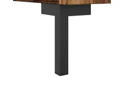 Aparador de madera de ingeniería envejecido 90x34x80 cm