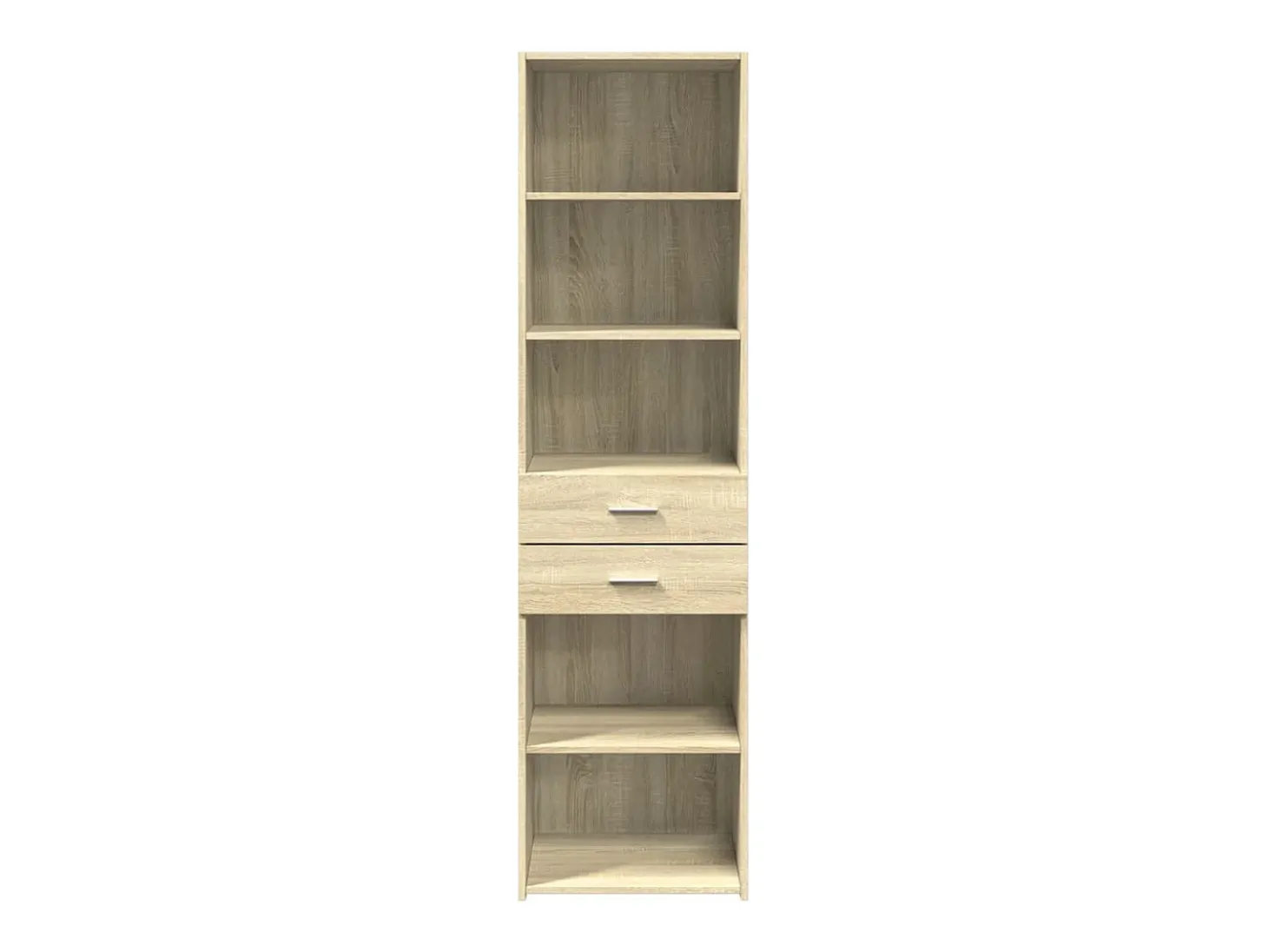 Aparador de madera de ingeniería roble Sonoma 50x42,5x185 cm