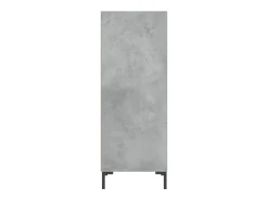 Aparador de madera de ingeniería gris hormigón 34,5x32,5x90 cm