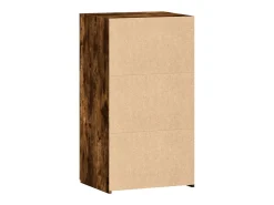Aparador de madera de ingeniería roble ahumado 50x42,5x93 cm