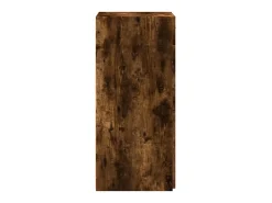 Aparador de madera de ingeniería roble ahumado 50x42,5x93 cm
