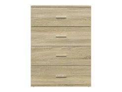 Aparador de madera de ingeniería roble Sonoma 60x39x80 cm ES388573