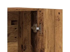 Aparador de madera de ingeniería madera vieja 70x31x115 cm