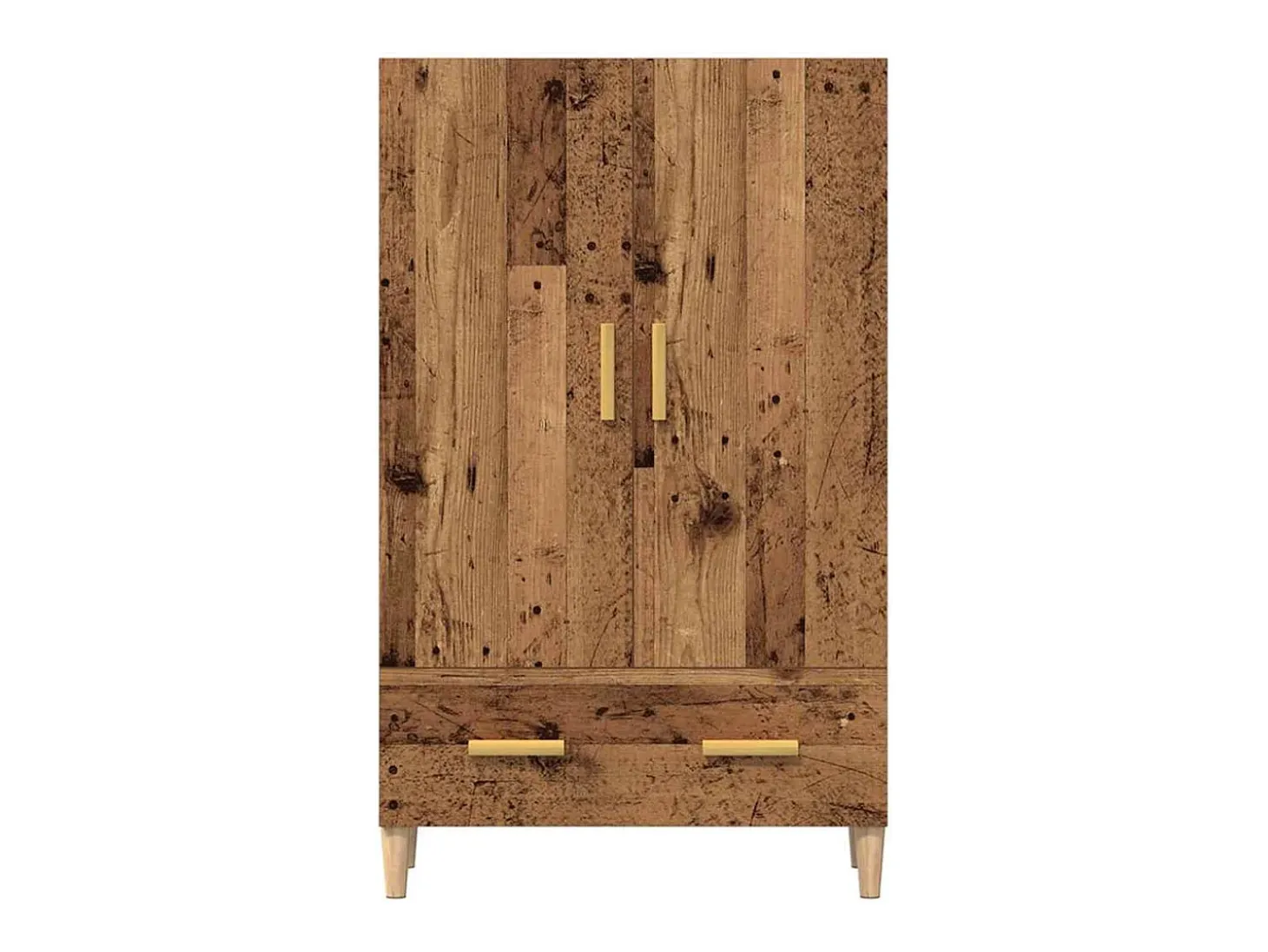 Aparador de madera de ingeniería madera vieja 70x31x115 cm