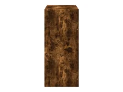 Aparador de madera de ingeniería roble ahumado 70x41x93 cm