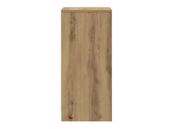 Aparador de madera de ingeniería roble artisan 29,5x34x76 cm