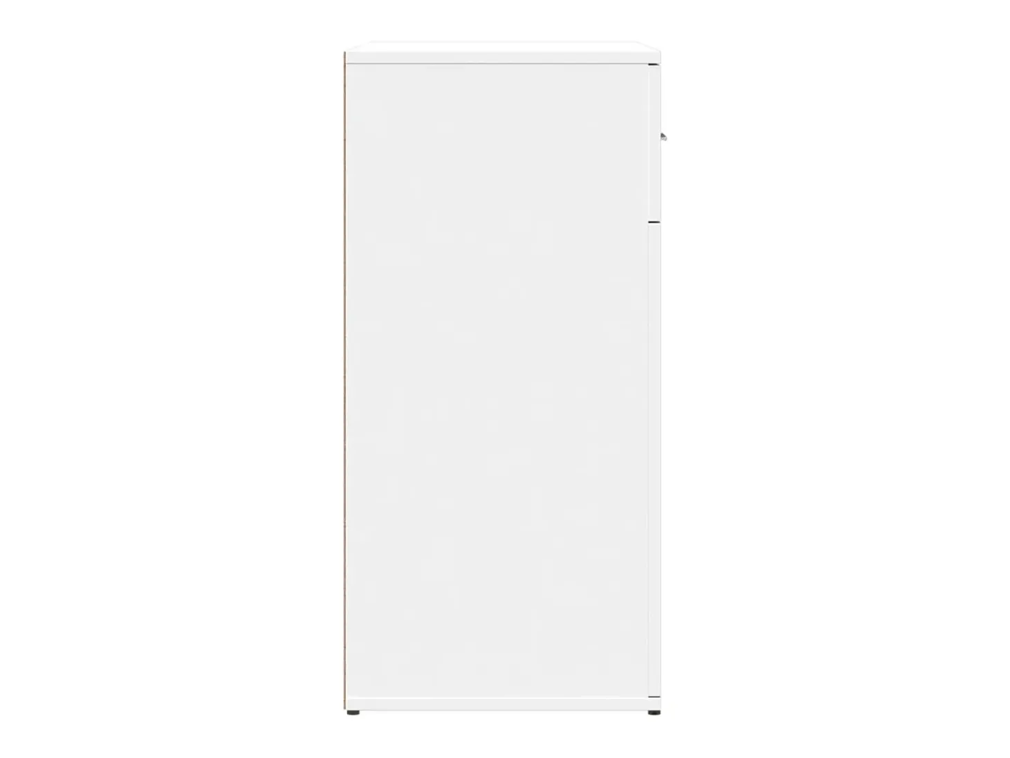 Aparador de madera de ingeniería blanco 79x38x80 cm