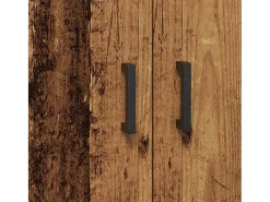 Aparador de madera de ingeniería envejecida 69,5x34x90 cm