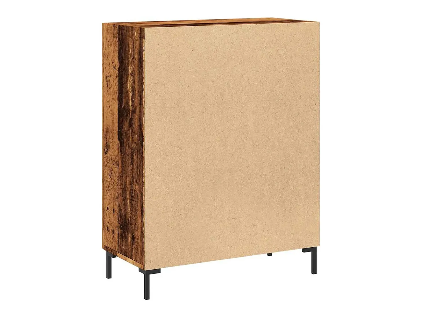 Aparador de madera de ingeniería envejecida 69,5x34x90 cm